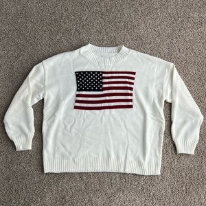 American Flag Sweater
